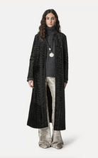 Quilted Pleated Velvet Coat-Clothing-Forte Forte-Black-0-Mercantile Portland