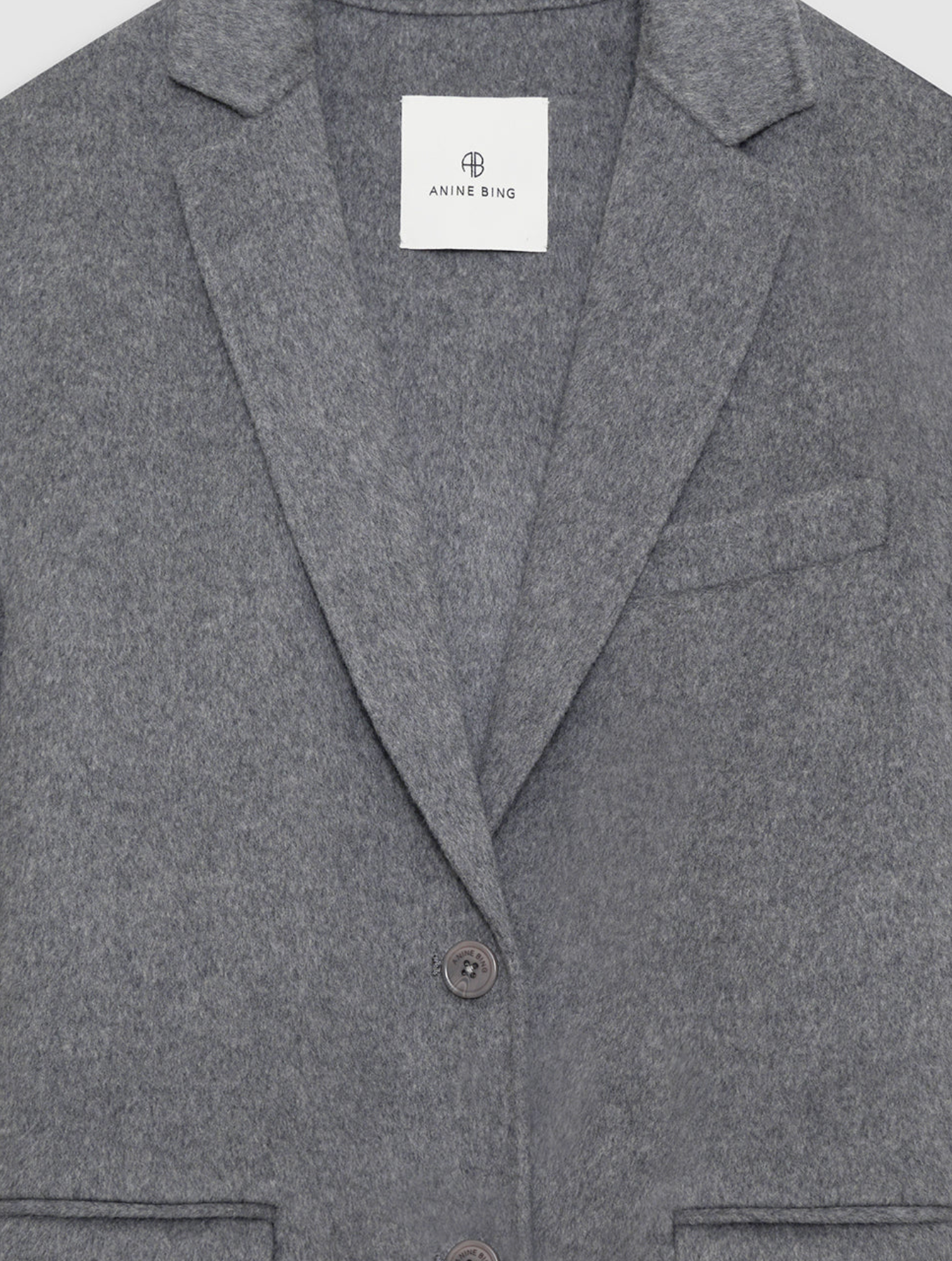 Quinn Blazer in Heather Grey-Jackets-Anine Bing-Heather Grey-XS-Mercantile Portland