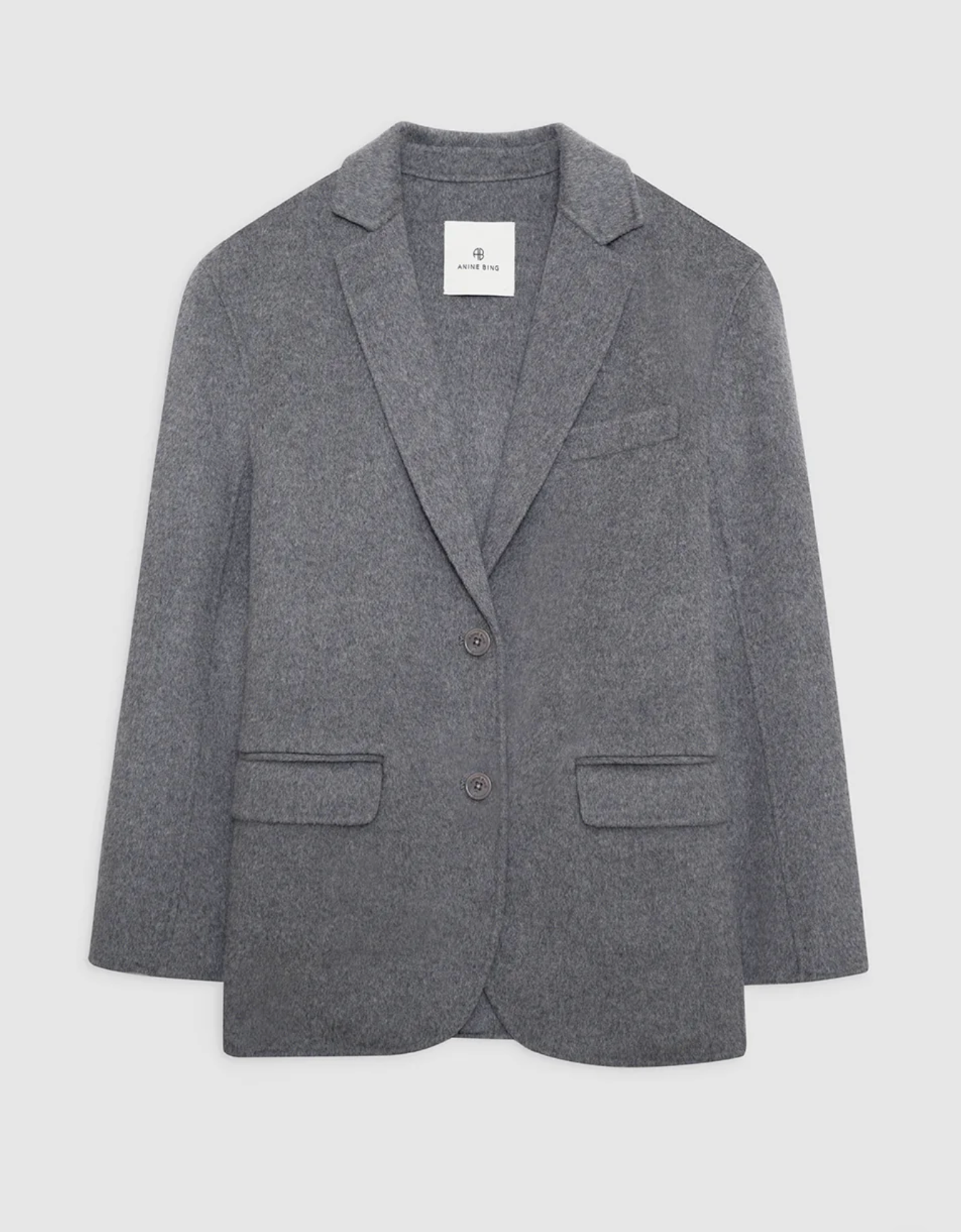 Quinn Blazer in Heather Grey-Jackets-Anine Bing-Heather Grey-XS-Mercantile Portland