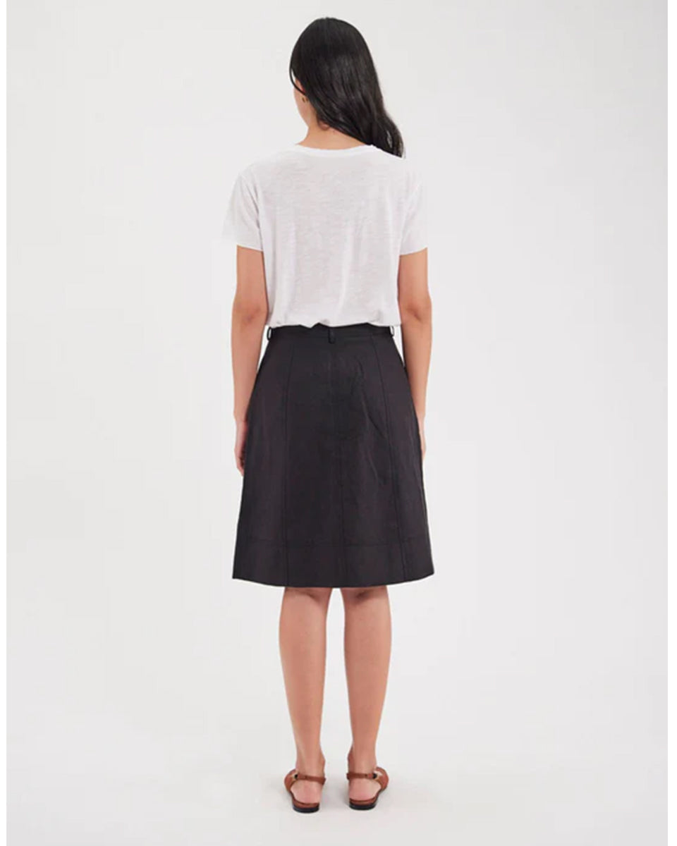 Rachel Skirt-Skirts-Ines de la Fressange-Black-34-Mercantile Portland