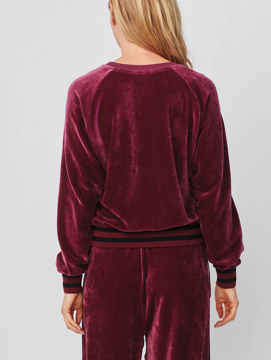 Raglan Sweatshirt in Mulled Wine-Tops-Sundry-Mulled Wine-XS-Mercantile Portland