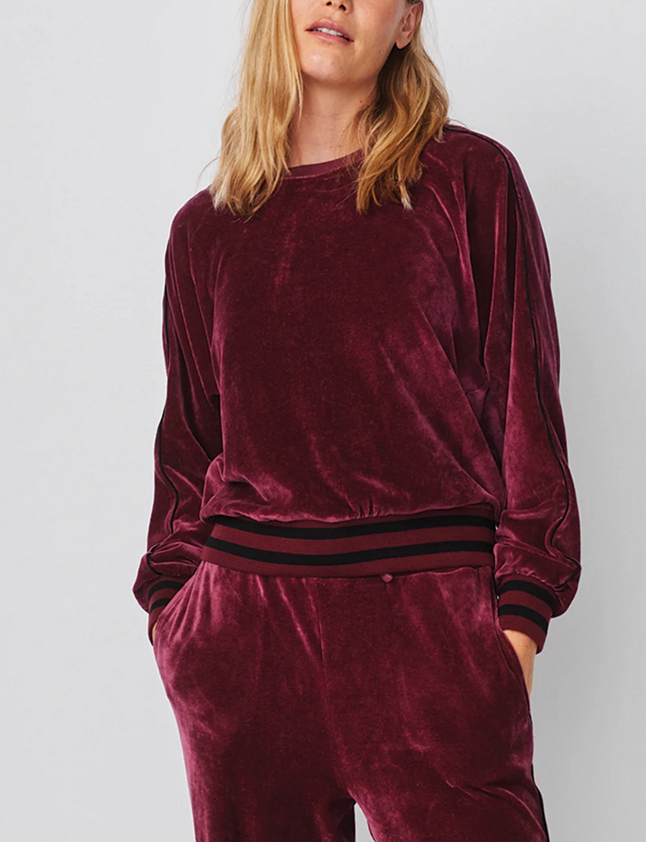 Raglan Sweatshirt in Mulled Wine-Tops-Sundry-Mulled Wine-XS-Mercantile Portland