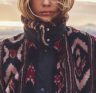 Ravena Vest in Black Ikat-Jackets-Xirena-Black Ikat-XS-Mercantile Portland