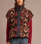 Ravena Vest in Black Ikat-Jackets-Xirena-Black Ikat-XS-Mercantile Portland