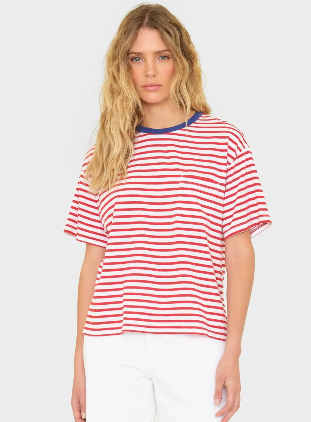 Red Pop Paulina Tee-T-Shirts-Xirena-RDPP-M-Mercantile Portland