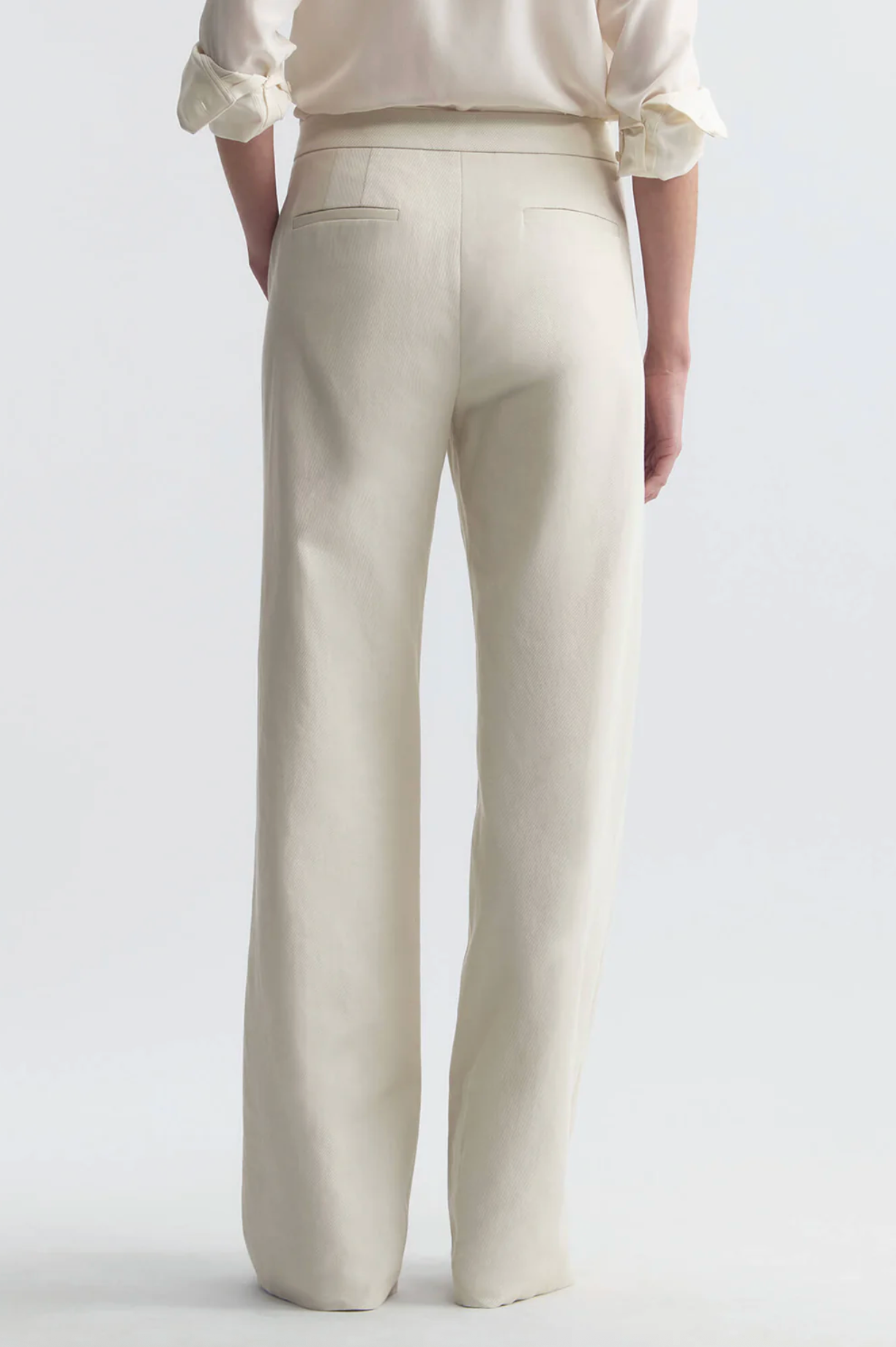 Reed Cotton Pant-Pants-Nili Lotan-Stone-00-Mercantile Portland