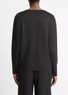 Relaxed Long Sleeve Crewneck-Clothing-Vince-Black-XXS-Mercantile Portland