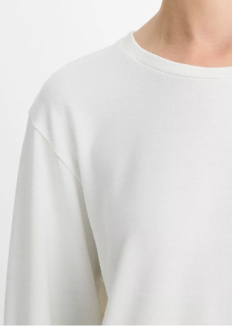 Relaxed Long Sleeve Crewneck-Clothing-Vince-Black-XXS-Mercantile Portland