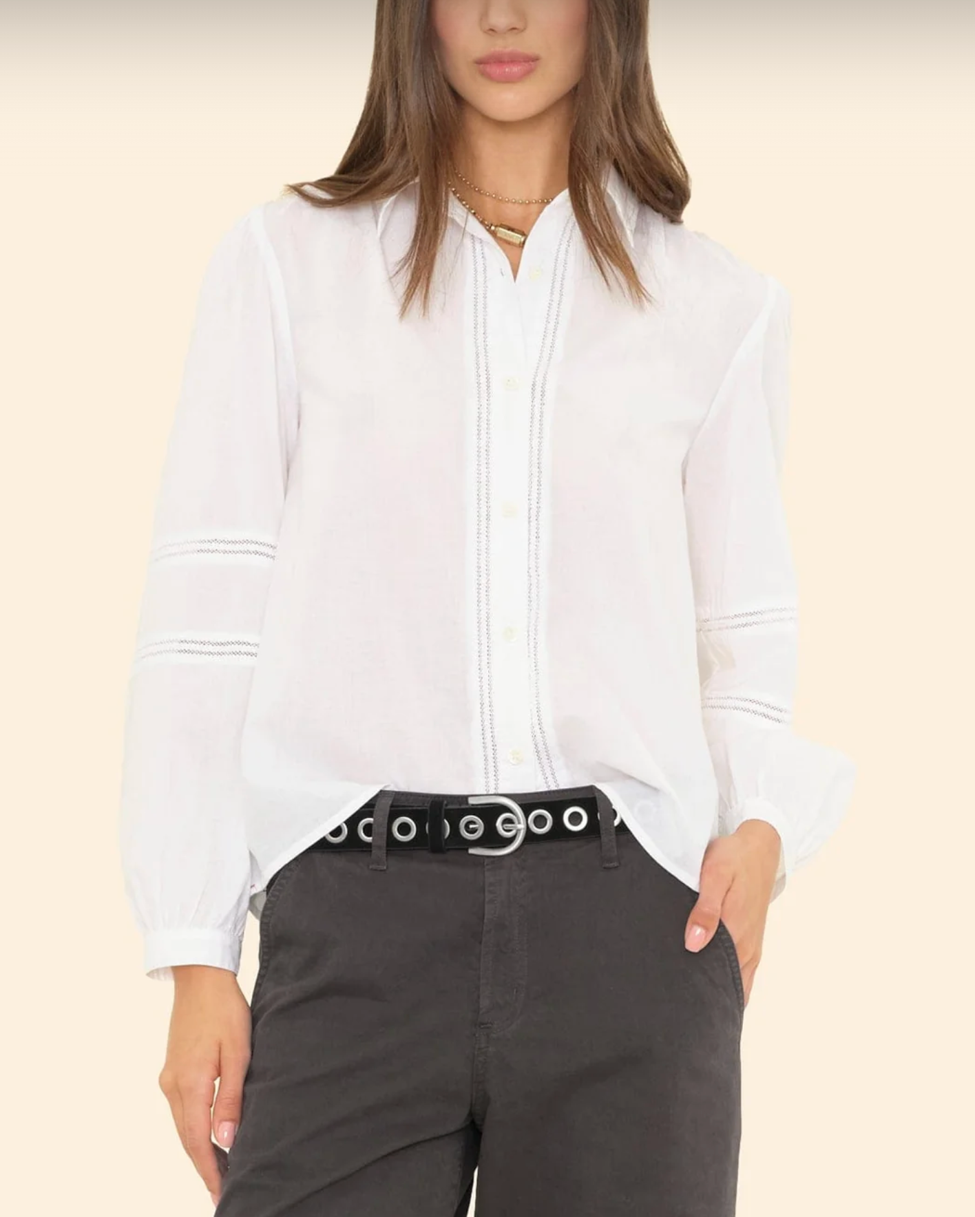 Renata Cotton Shirt-Shirts-Xirena-White-XS-Mercantile Portland
