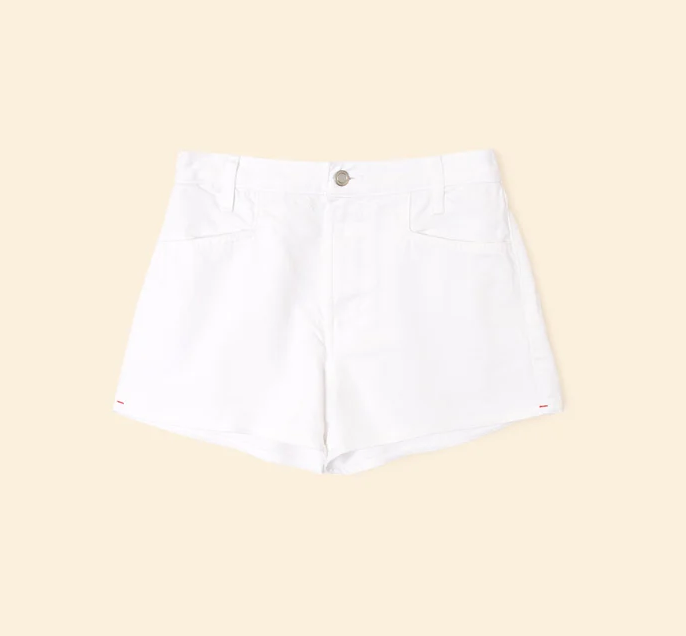 Renner Short-Clothing-Xirena-White-XS-Mercantile Portland