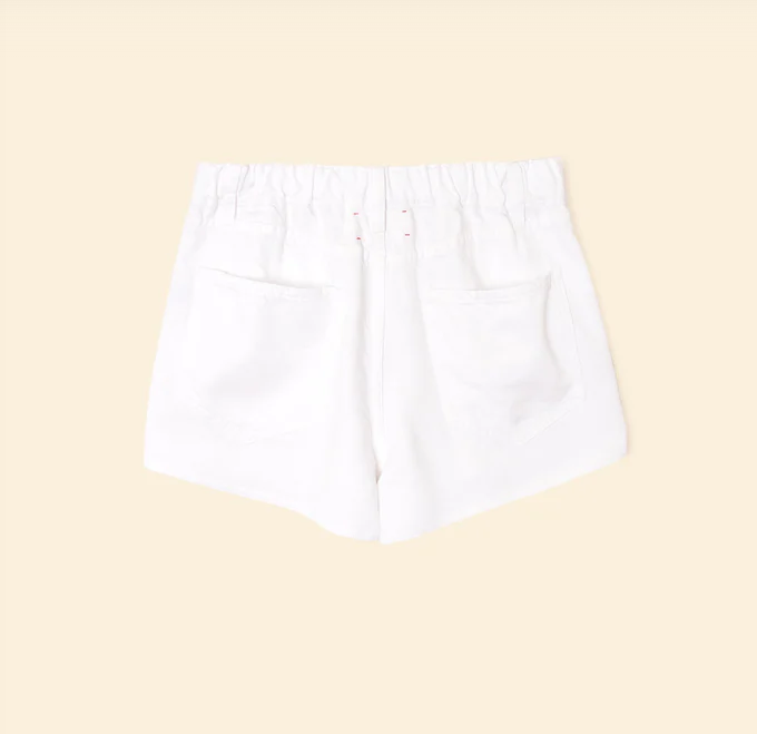 Renner Short-Clothing-Xirena-White-XS-Mercantile Portland