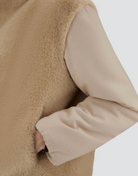 Resort Jacket in Faux Fur with Beaver-Effect-Outerwear-Herno-Chantily-36-Mercantile Portland