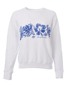 Retro Aloha Sweatshirt-Sweaters-Sundry-White-2-Mercantile Portland