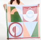 Reve Scarf in Coral-Scarves and Wraps-MAPOESIE-Coral-OS-Mercantile Portland