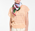 Reve Scarf in Coral-Scarves and Wraps-MAPOESIE-Coral-OS-Mercantile Portland