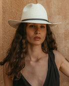 Rhode in White/Black-Hats-Freya-S/M-Mercantile Portland