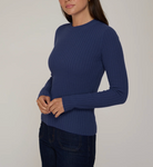 Rib Crew in Twilight Blue-Sweaters-Autumn Cashmere-Twilight Blue-XS-Mercantile Portland