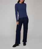 Rib Crew in Twilight Blue-Sweaters-Autumn Cashmere-Twilight Blue-XS-Mercantile Portland