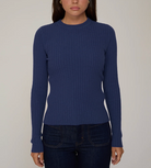 Rib Crew in Twilight Blue-Sweaters-Autumn Cashmere-Twilight Blue-XS-Mercantile Portland