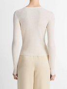 Ribbed Cashmere-Silk Henley Sweater-Clothing-Vince-Deep Iris-XXS-Mercantile Portland