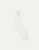 Ribbed Laminated Socks-Socks-Maria La Rosa-Off White-OS-Mercantile Portland