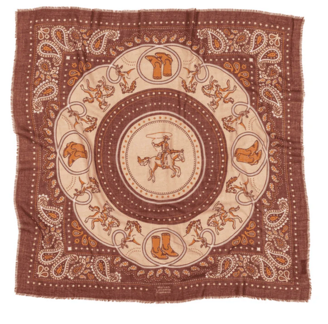 Rodeo Capuccino Scarf-Scarves and Wraps-Maison Lecomte-Capuccino-OS-Mercantile Portland