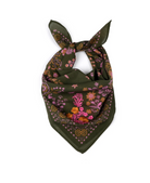 Rodeo Lassie Bandana-Scarves and Wraps-Mercantile Portland-Olive Blossoms-OS-Mercantile Portland