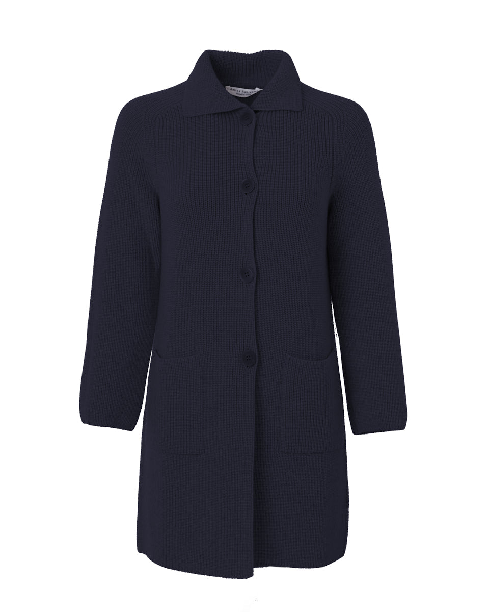 Ronaldo-Outerwear-Amina Rubinacci-Navy-38-Mercantile Portland