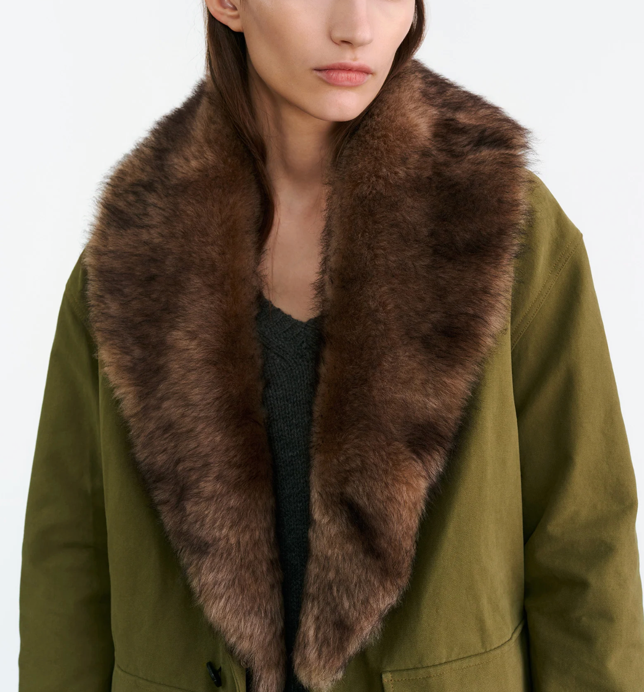 Ronay Parka-Outerwear-Nili Lotan-Olive Green-XS-Mercantile Portland