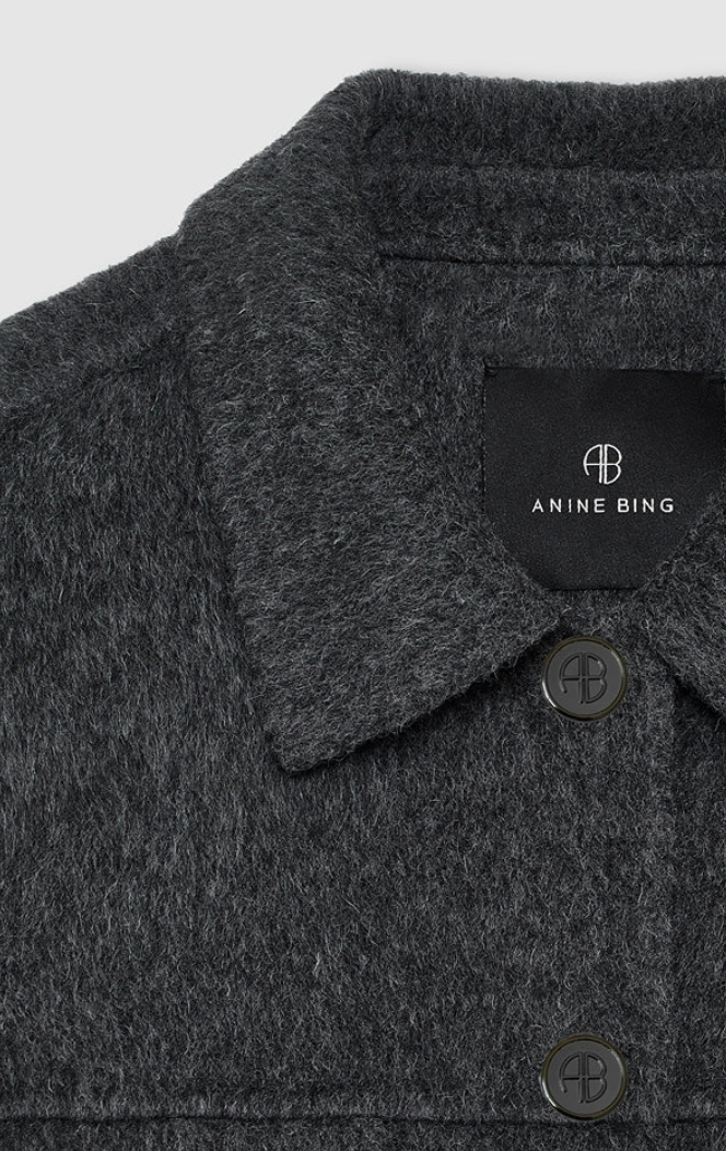 Rory Jacket in Dark Grey-Jackets-Anine Bing-Dark Grey-XS-Mercantile Portland