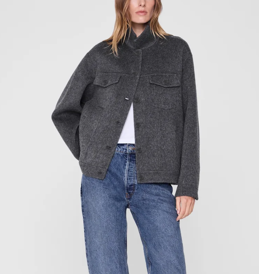 Rory Jacket in Dark Grey-Jackets-Anine Bing-Dark Grey-XS-Mercantile Portland