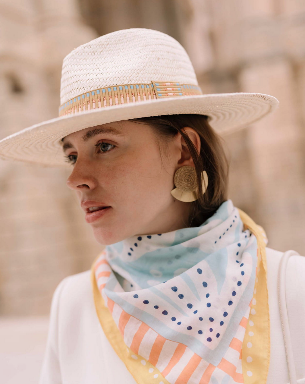 Rosalie Hat in Ochre-Accessories-Maradji-Ochre-XS-Mercantile Portland