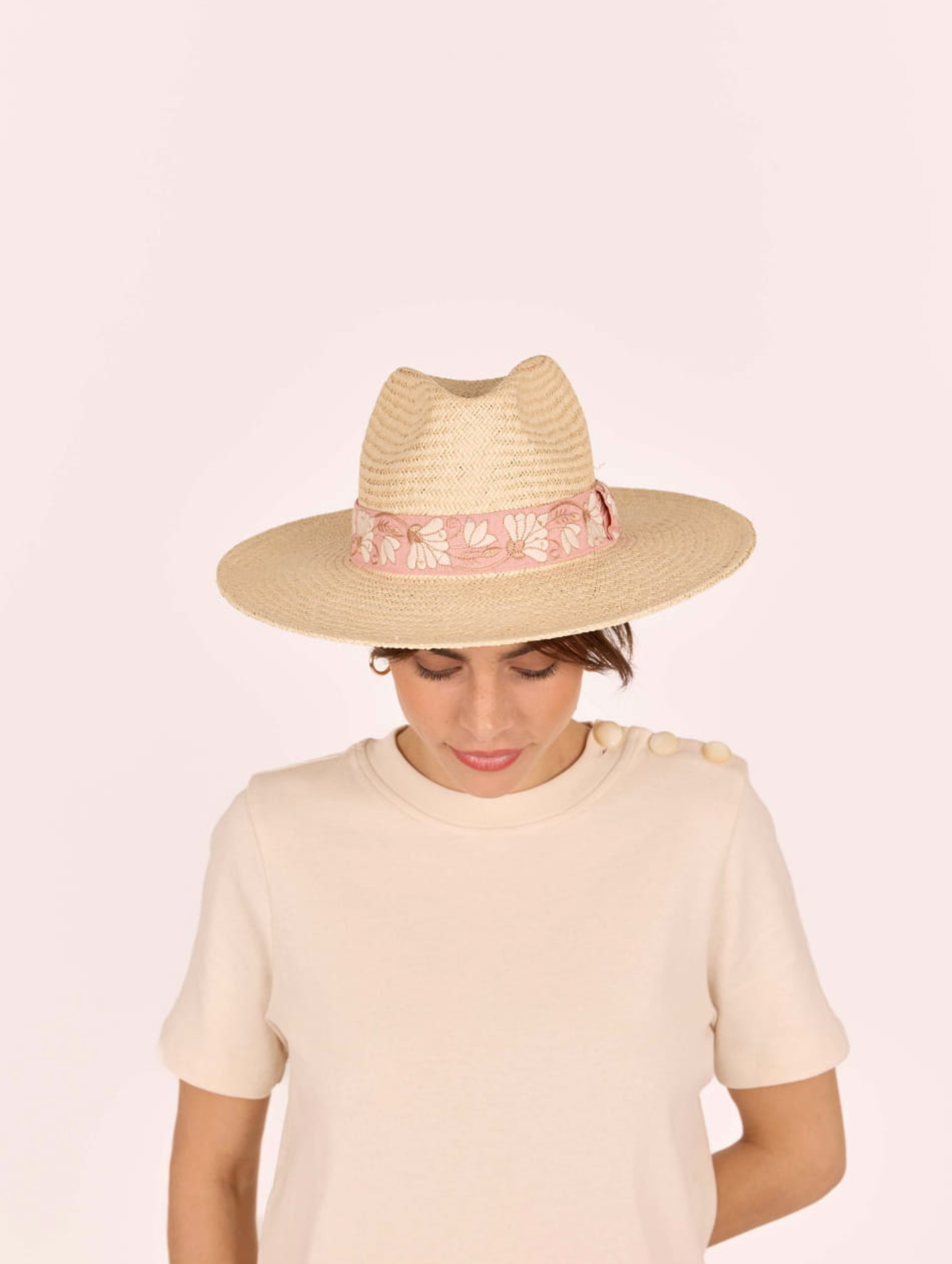 Rosalie Hat in Rose-Accessories-Maradji-Rose-S-Mercantile Portland