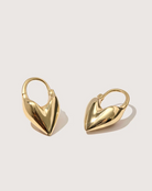 Roscida Heart Hoop in Gold Vermeil-Jewelry-Otiumberg-Gold-OS-Mercantile Portland