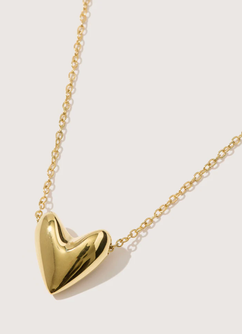Roscida Heart Necklace in Gold Vermeil-Jewelry-Otiumberg-Gold-OS-Mercantile Portland