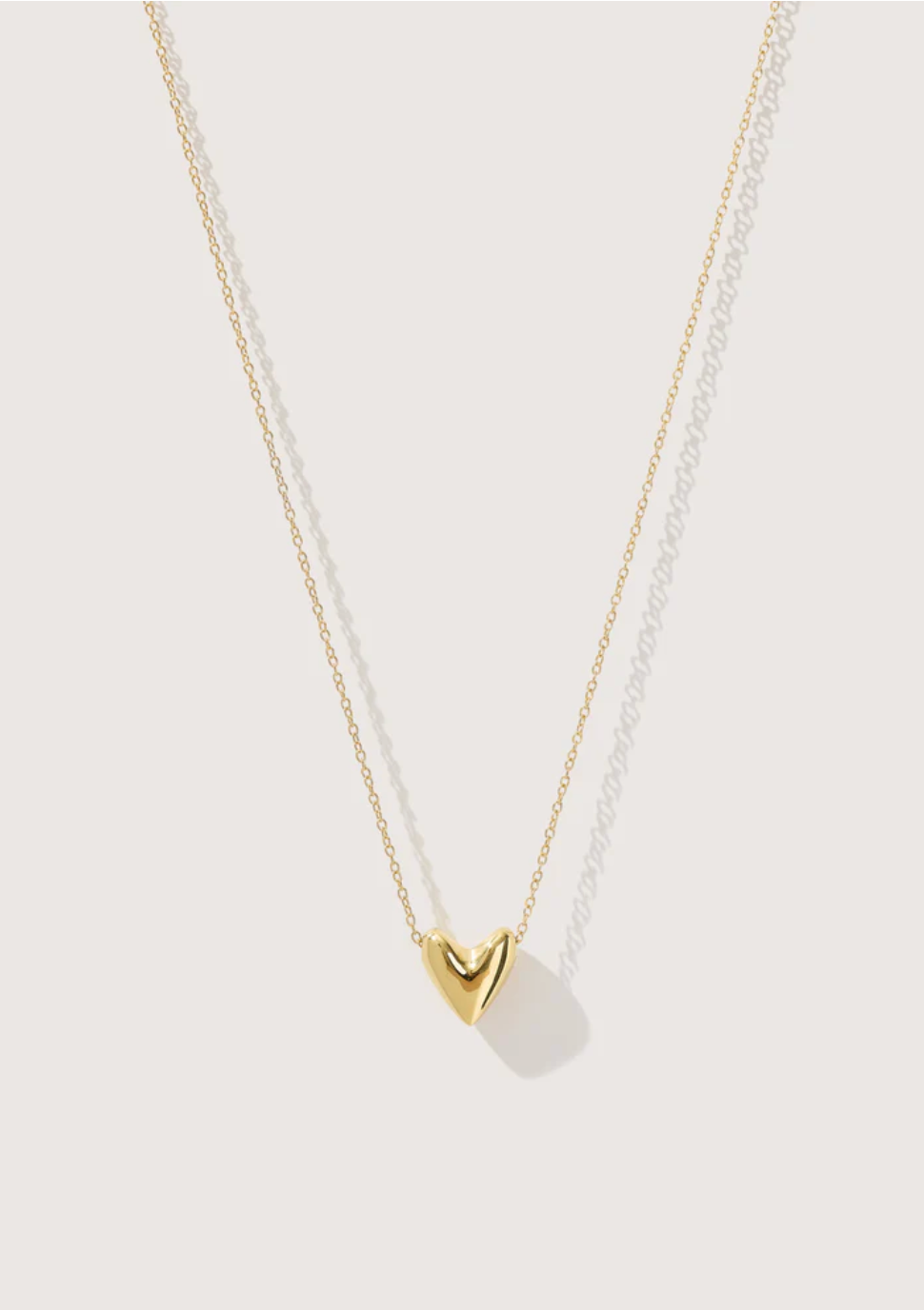 Roscida Heart Necklace in Gold Vermeil-Jewelry-Otiumberg-Gold-OS-Mercantile Portland
