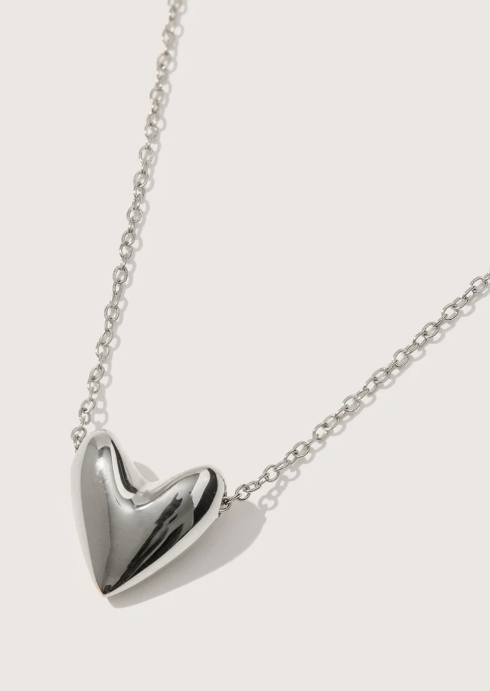 Roscida Heart Necklace in Sterling Silver-Jewelry-Otiumberg-Silver-OS-Mercantile Portland