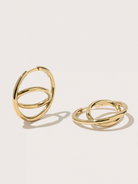Round Spiralis Hoop Earring-Jewelry-Otiumberg-Gold-OS-Mercantile Portland
