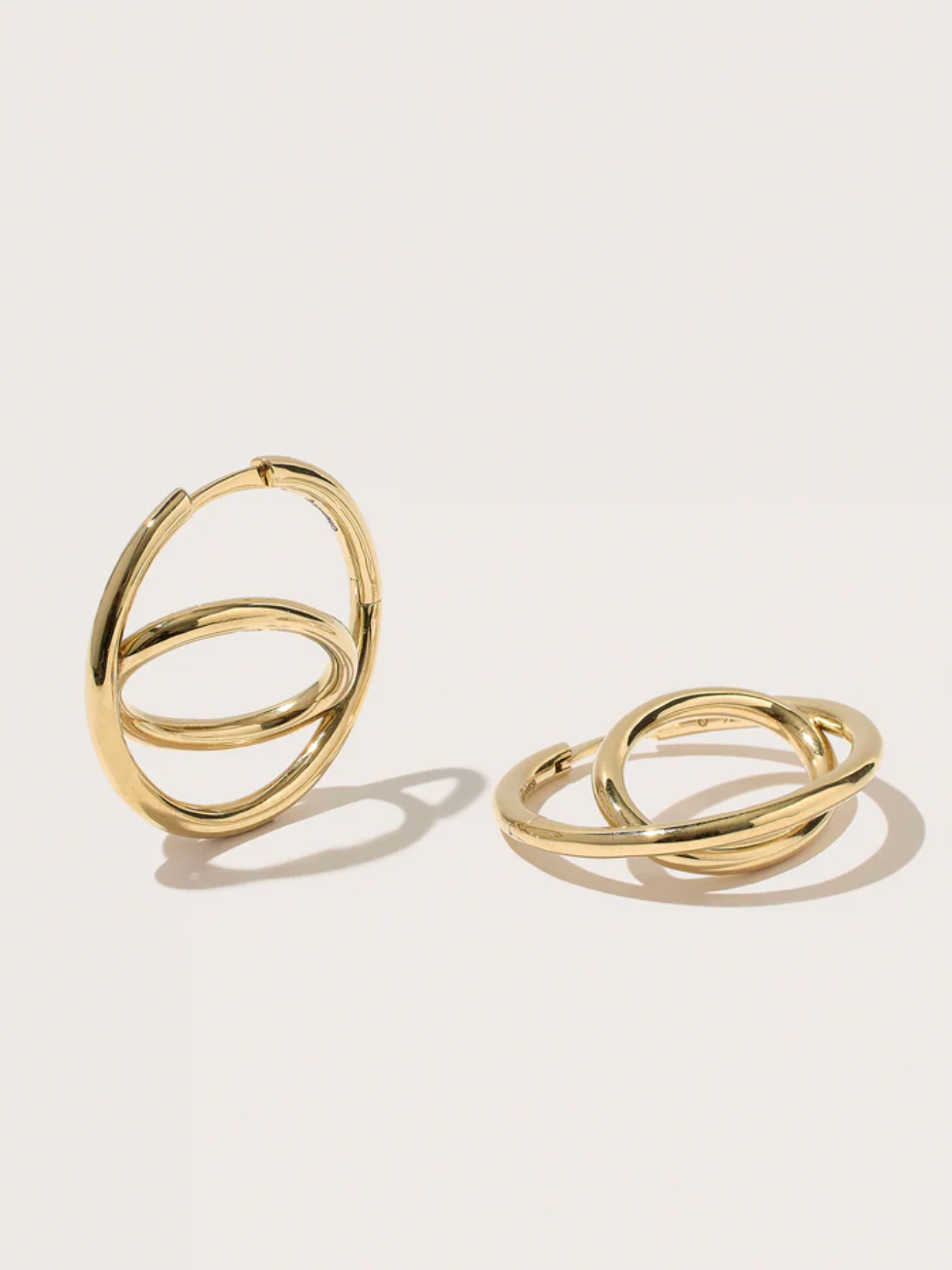 Round Spiralis Hoop Earring-Jewelry-Otiumberg-Gold-OS-Mercantile Portland