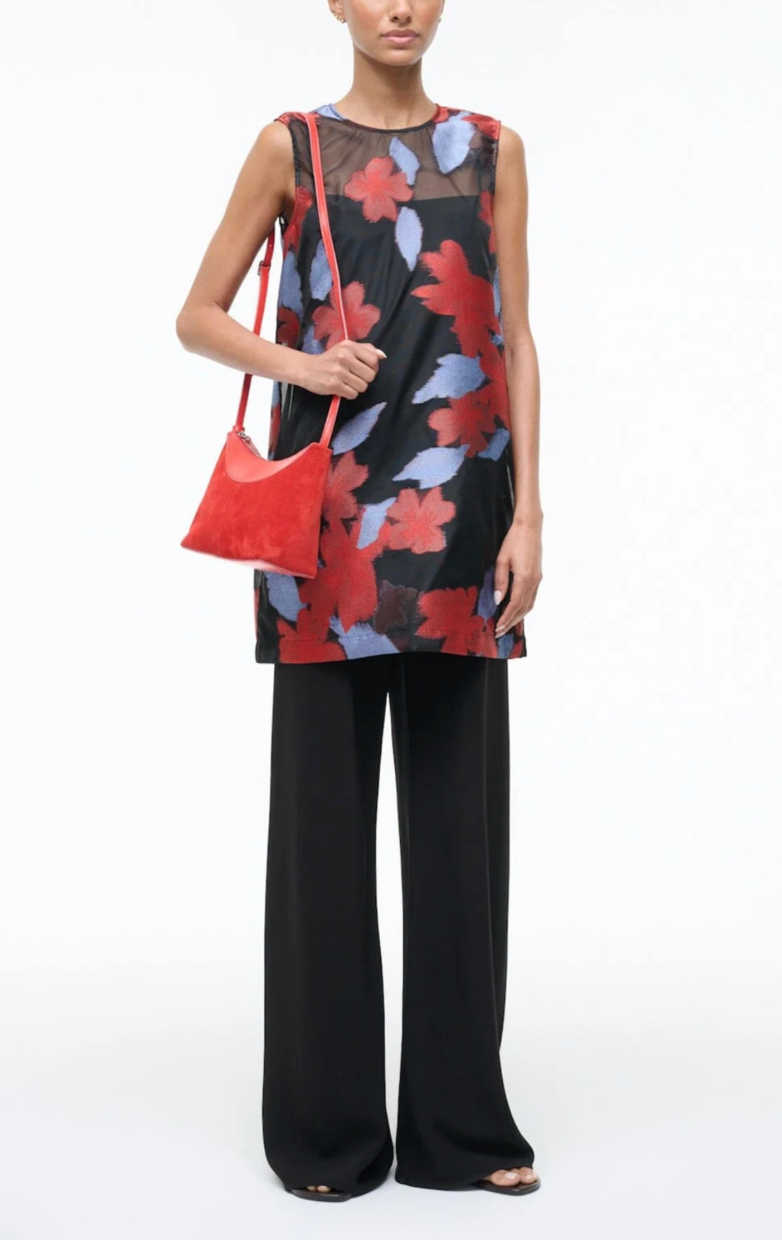 Rowey Bag in Red Rose-Handbags-Staud-Red Rose-OS-Mercantile Portland