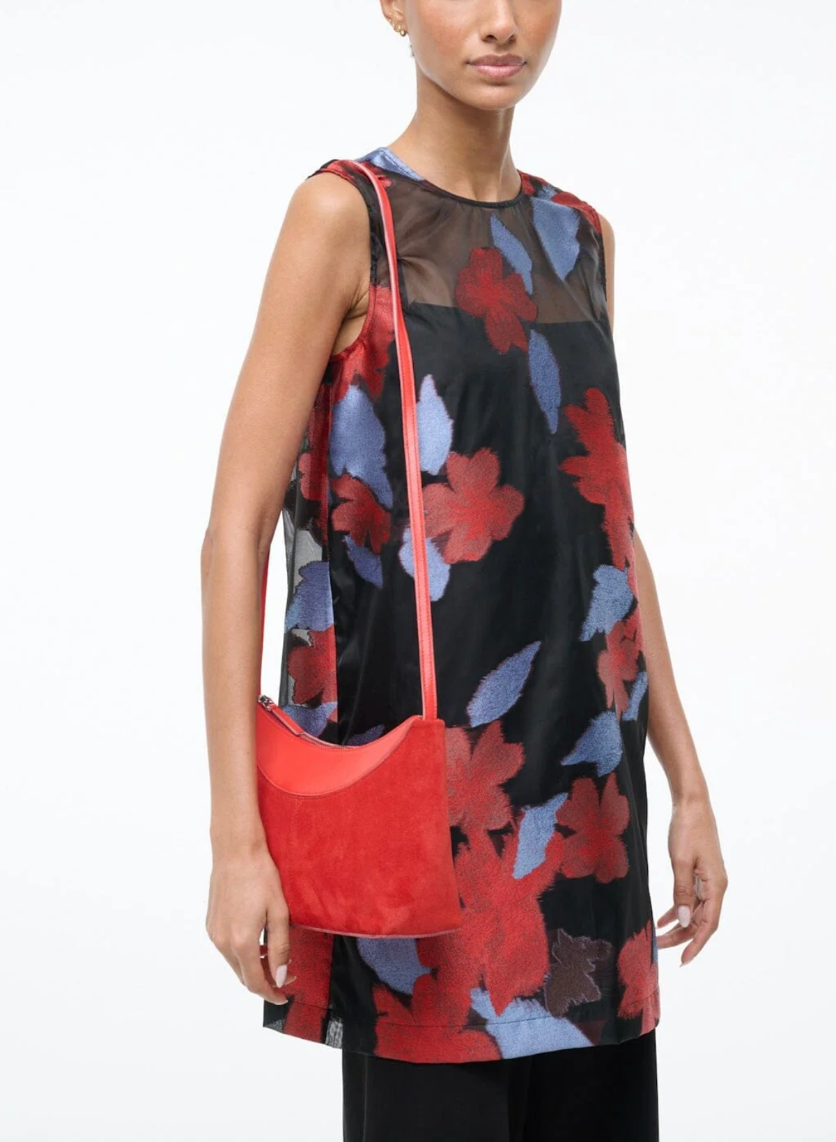 Rowey Bag in Red Rose-Handbags-Staud-Red Rose-OS-Mercantile Portland