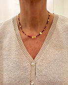 Ruby Bead Necklace-Accessories-Ara Collection-OS-Mercantile Portland