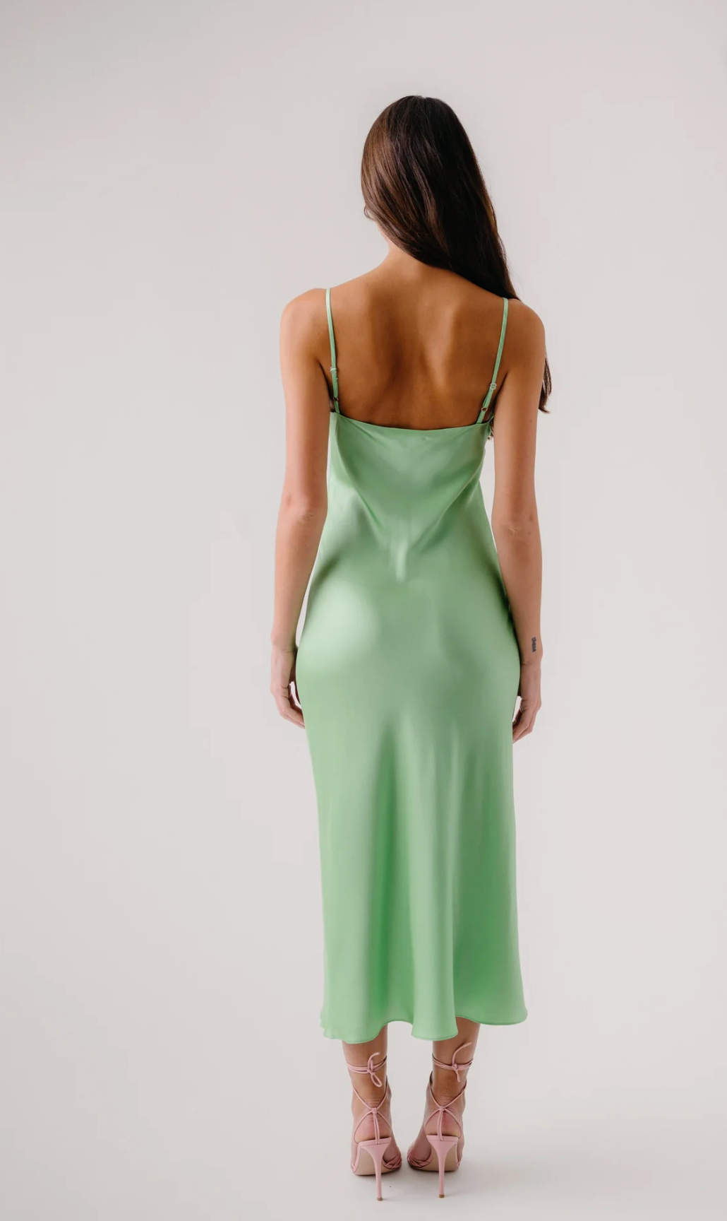 Sablyn Taylor Silk V-Neck Bias Dress-Clothing-SABLYN-LIM-XS-Mercantile Portland