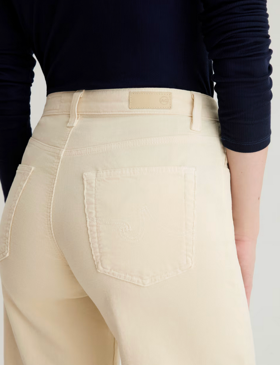 Saige Wide Leg Crop Corduroy in Opal Stone-Denim-AG Jeans-Opal Stone-25-Mercantile Portland