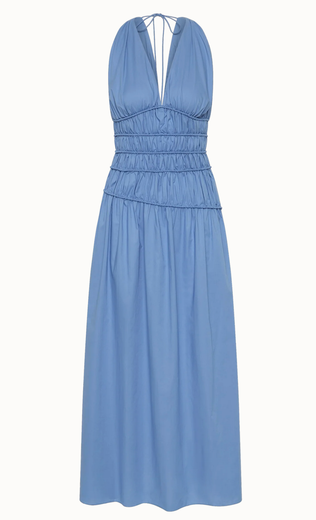 Saja Maxi Dress in Venice Blue-Dresses-FAITHFULL-Venice Blue-2-Mercantile Portland