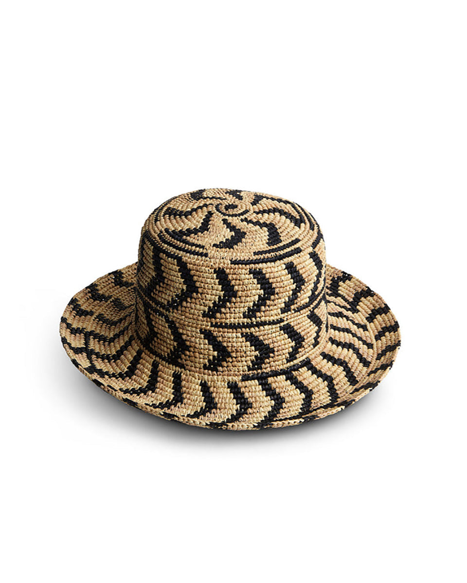 Salema Black Beach Pattern Hat-Hats-Greenpacha-S-Mercantile Portland