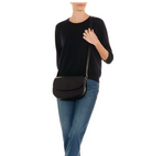 Salina Leather Crossbody Bag-Accessories-IL BISONTE-Black-OS-Mercantile Portland