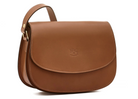 Salina Leather Crossbody Bag-Accessories-IL BISONTE-Chocolate-OS-Mercantile Portland