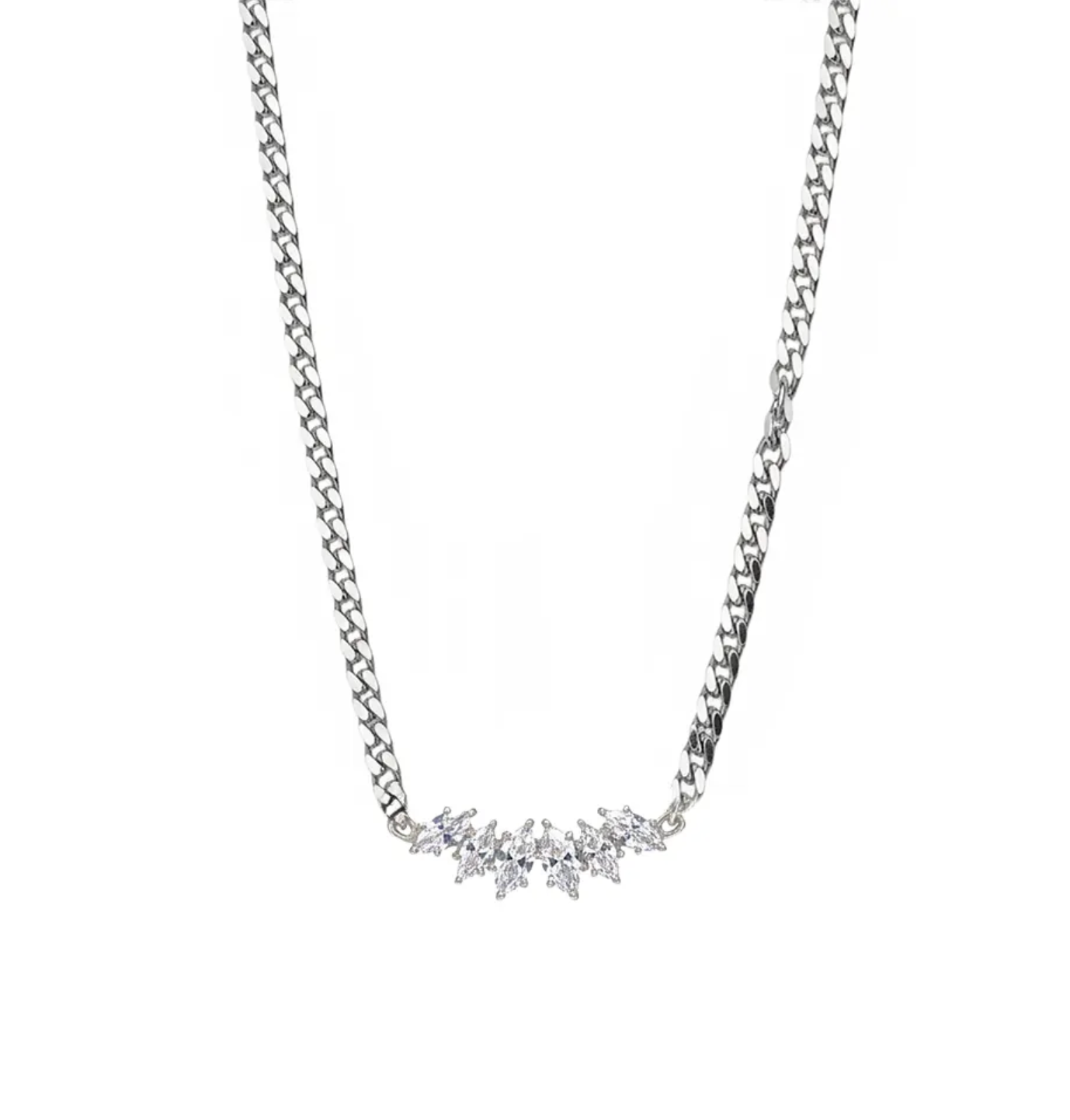 Sarai Necklace-Jewelry-NICKHO REY-Rhodium Vermeil-OS-Mercantile Portland
