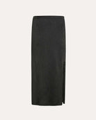 Satin Creponne Pencil Skirt-Skirts-Forte Forte-Black-0-Mercantile Portland